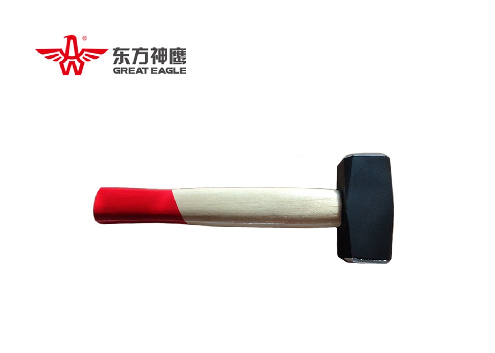木柄石工錘